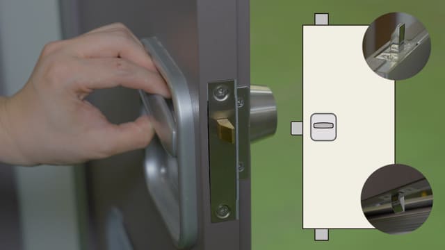 防犯性の高い扉